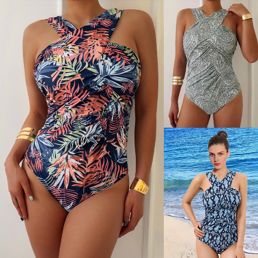 Baju Renang Wanita Ukuran Besa - Swimsuit Bikini Ruched ulasan dan harga