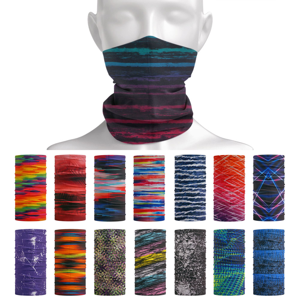 Bandana pola garis ikat leher, - Headband Summer Knit ulasan dan harga