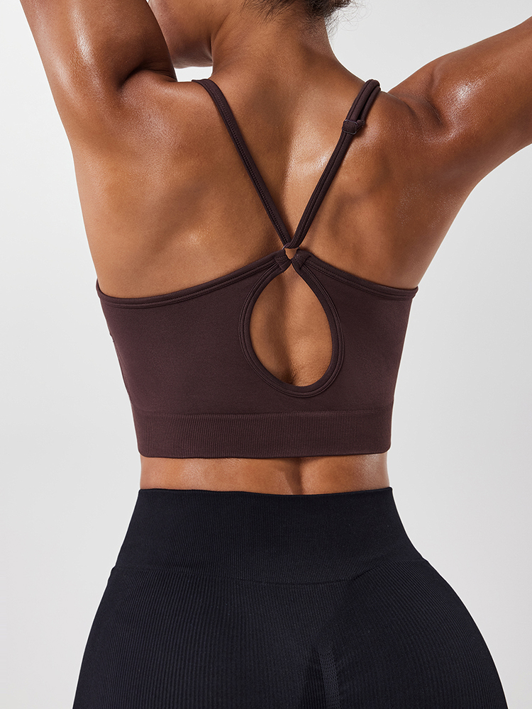 Sport Bra Wanita dengan Tali B - Crop Top Crochet ulasan dan harga