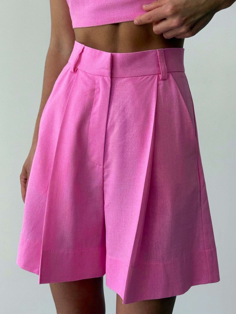 Celana Pendek Linen Kasual Mod - Linen Pant Wide ulasan dan harga